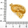 Brass Micro Pave Cubic Zirconia Pendants KK-K339-11G-01-3