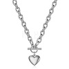 Heart 304 Stainless Steel Pendant OT Necklaces FS-WGBF13B-03-1