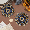 Glass Rhinestone Cabochons FIND-WH0173-515-3