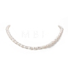 Natural Pearl Beaded Necklace for Women NJEW-JN04188-02-5