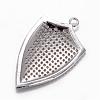 Brass Micro Pave Cubic Zirconia Pendants ZIRC-D114-03P-2