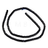 Synthetic Blue Goldstone Beads Strands G-P608-A02-01-3