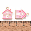 Alloy Enamel Pendants ENAM-T022-27-3