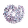 Handmade Foil Lampwork Beads LAMP-T021-33C-2