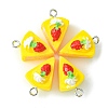 Opaque Resin Imitation Food Pendants CRES-YW0001-10E-1