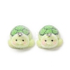Flocking Opaque Resin Pendants FIND-P035-11P-1