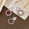 30Pcs 2 Colors Alloy Enamel Pendants FIND-DC0008-57B-4