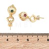 Brass Micro Pave Cubic Zirconia Peg Bails KK-C172-16G-3