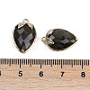 Natural Labradorite Faceted Pendants G-M431-06G-12-3
