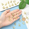 26Pcs 26 Styles Brass Pendants KK-YW0002-97-3
