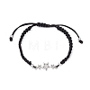 Heart & Star Tibetan Style Alloy Link Bracelets BJEW-JB101002-3