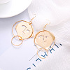 Alloy Dangle Earrings for Women WG8524E-01-3
