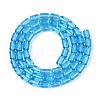 Transparent Glass Beads Strands GLAA-T028-14T-04-2