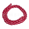 Lab Grown Red Corundum Beads Strands GG-CBAC488-02B-4
