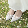 Elegant Alloy Rhinestone Detachable Shoe Buckle Clips AJEW-FG0002-31-7