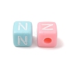 Opaque Acrylic European Beads AC-CBA7A73-01N-2