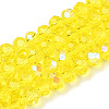 Electroplate Glass Beads Strands LS-EGLA-A034-T4mm-L28-1