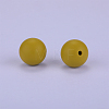 Round Silicone Focal Beads SI-JX0046A-71-2