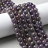 Natural Amethyst Beads Strands G-G779-8MM-05A-1