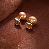 Round with Rectangle Alloy Stud Earrings FS-WG290E2-01-1