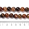 Natural Striped Agate/Banded Agate Beads Strands G-B079-A05-03C-5