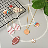 DIY Sports Themed Pendants Jewelry Making Finding Kits DIY-PJ0001-35-18