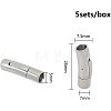 304 Stainless Steel Bayonet Clasps STAS-UN0001-88D-3