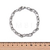 Tarnish Resistant 304 Stainless Steel Figaro Chain Bracelets BJEW-P237-24P-5