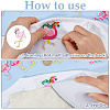 12Pcs Polyester Embroidery Cloth Iron On Patches DIY-WH0671-480-3