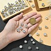 60Pcs 15 Styles Tibetan Style Alloy European Beads FIND-YW0005-07-5