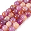 Dyed Natural White Jade Beads Strands G-T138-D07-4