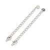 Rhodium Plated 925 Sterling Silver Chain Extender STER-C005-04P-1