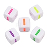 Opaque Acrylic Enamel European Beads AC-ACBA1794-04I-1