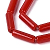 Opaque Solid Color Glass Beads Strands GLAA-N070-01A-C01-3