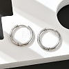 Tarnish Resistant 201 Stainless Steel Huggie Hoop Earrings Findings STAS-F149-33P-B-3