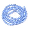 Electroplate Glass Beads Strands EGLA-A044-P1mm-B17-3