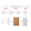 DIY Sublimation Blank Earring Making Kit DIY-SW0001-14-4