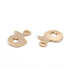 201 Stainless Steel Charms STAS-C017-20G-2