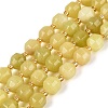 Natural Lemon Jade Beads Strands G-Q606-58B-2