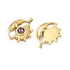 304 Stainless Steel Rhinestone Pendants STAS-Z166-24G-02-2