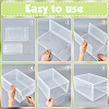 Acrylic Shoes Drawer Boxes CON-WH0112-083-3