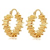 Brass Hoop Earrings for Women WGB6F4D-01-4