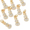 SHEGRACE Brass Clear Cubic Zirconia Pendants XGRQ3K654-523G-1