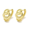 Chain-Shaped Brass Hoop Earrings EJEW-L211-009C-G-1