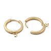 201 Stainless Steel Huggie Hoop Earrings Findings STAS-A167-01D-G-2