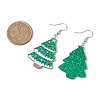 Acrylic Dangle Earrings EJEW-JE06146-4