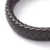 Unisex Leather Cord Weave Bracelets BJEW-JB04893-05-2