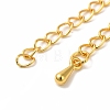 Rack Plating Brass Chain Extender KK-A229-19G-2