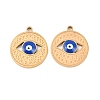 304 Stainless Steel Enamel Pendants STAS-Z190-09G-05-1