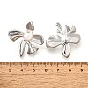 304 Stainless Steel Stud Earrings EJEW-C133-03P-3